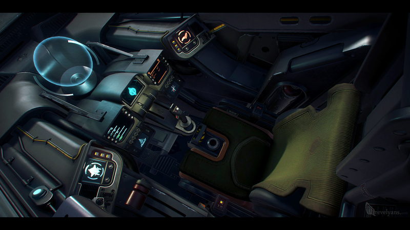 Illustration for article titled Asà es, en detalle, uno de los cazas que pilotarás en Star Citizen